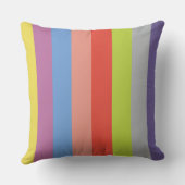 カラフルストライプの角装飾用クッション クッション (裏面)