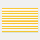 カラフルストライプカスタムハッピーバースデー ラッピングペーパーシート (正面3)