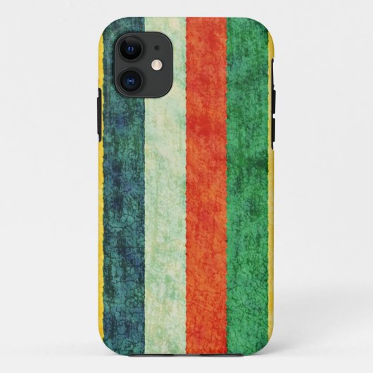 カラフルストライプグランジ質感 Case-Mate iPhoneケース (裏面)