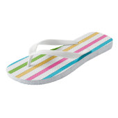 カラフルストライプビーチペアビーチサンダル ビーチサンダル (アングル)