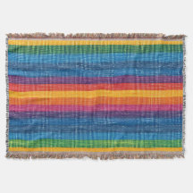 カラフルストライプフェイクDenimテクスチャ