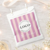 カラフルストライププロモーション フェイバーバッグ (クリップ留めされた状態)