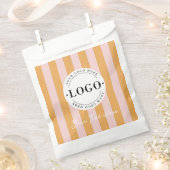 カラフルストライププロモーション フェイバーバッグ (クリップ留めされた状態)