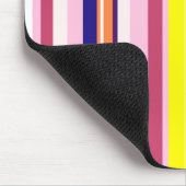 カラフルストライプマウスパッド マウスパッド (コーナー)