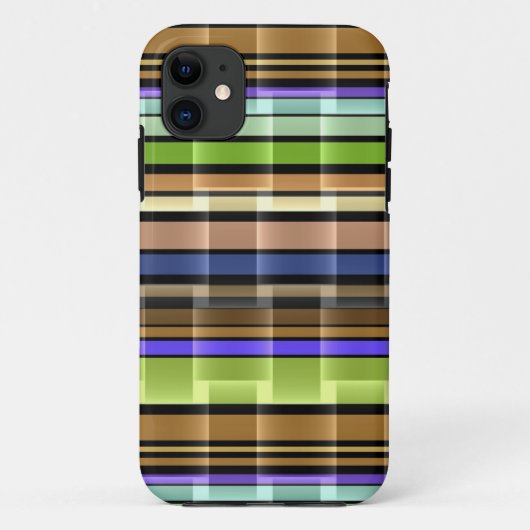 カラフルストライプモダンデザイン2 Case-Mate iPhoneケース (裏面)