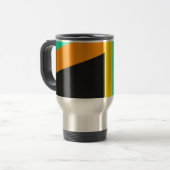 カラフルストライプモダン型 トラベルマグ (正面左)