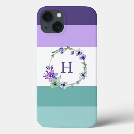 カラフルストライプモノグラムのCase-Mate iPhoneケース Case-Mate iPhoneケース (裏面)