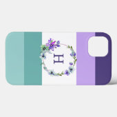 カラフルストライプモノグラムのCase-Mate iPhoneケース Case-Mate iPhoneケース (裏面 (横))