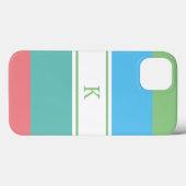 カラフルストライプモノグラムのCase-Mate iPhoneケース Case-Mate iPhoneケース (裏面 (横))