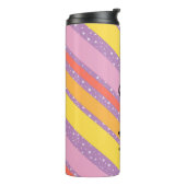カラフルストライプ先生 タンブラー (回転左)
