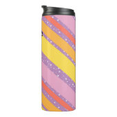カラフルストライプ先生 タンブラー (回転右)