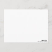 カラフルストライプ写真：ありがとうはがき ポストカード (裏面)