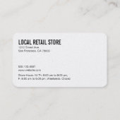 カラフルストライプ割引カード 割引カード (裏面)