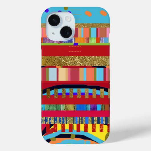 カラフルストライプ模様 Case-Mate iPhoneケース (裏面)