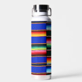 カラフルストライプ漿膜 ウォーターボトル (背面)