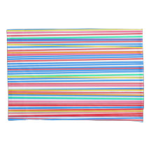 カラフルストライプ無地の青の裏側