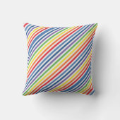 カラフルストライプ装飾用クッション クッション (裏面)