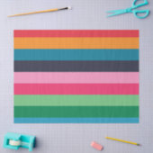 カラフルストライプ誕生日パーティー 薄葉紙 (クラフト)