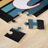 カラフルストライプ3.14 Pi日 ジグソーパズル (側面)