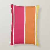 カラフルストライプ アクセントクッション (裏面(縦))