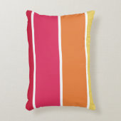 カラフルストライプ アクセントクッション (正面(垂直))