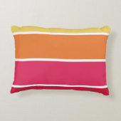 カラフルストライプ アクセントクッション (裏面)