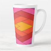 カラフルストライプ カフェラテマグ (右)