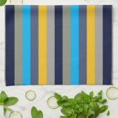 カラフルストライプ キッチンタオル (折り畳み)