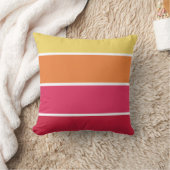 カラフルストライプ クッション (ブランケット)