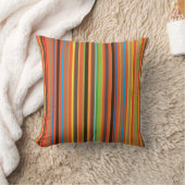 カラフルストライプ クッション (ブランケット)
