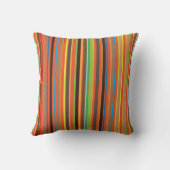 カラフルストライプ クッション (裏面)