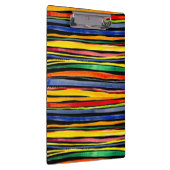 カラフルストライプ クリップボード (右)