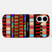 カラフルストライプ クール Case-Mate iPhoneケース (裏面 (横))
