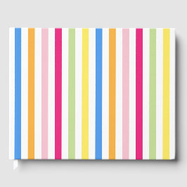 カラフルストライプ ゲストブック