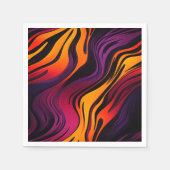 カラフルストライプ スタンダードカクテルナプキン (正面)