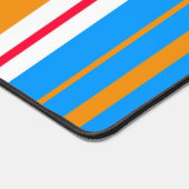 カラフルストライプ デスクマット (コーナー)