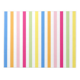 カラフルストライプ ノートパッド
