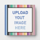 カラフルストライプ フォトプラーク (正面)