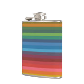 カラフルストライプ フラスク (左)