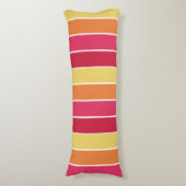 カラフルストライプ ボディピロー (正面縦)
