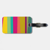 カラフルストライプ ラゲッジタグ (裏面横)