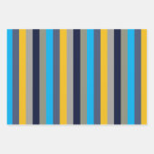 カラフルストライプ ラッピングペーパーシート (正面3)