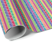 カラフルストライプ ラッピングペーパー (ロールコーナー)