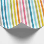 カラフルストライプ ラッピングペーパー (角)
