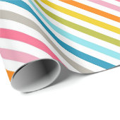 カラフルストライプ ラッピングペーパー (ロールコーナー)