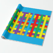 カラフルストライプ ラッピングペーパー (アンロールド)