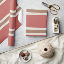 カラフルストライプ ラッピングペーパー