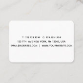 カラフルストライプ 名刺 (裏面)