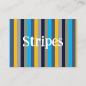 カラフルストライプ 名刺 (正面)