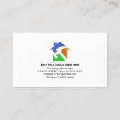 カラフルストライプ 名刺 (裏面)